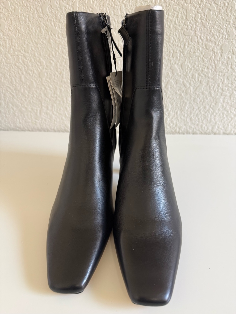 Zara | Genuine Leather Ankle Boots | Pointed Toe Kitten Heel | EU 38 US 7.5 - Picture 2 of 16